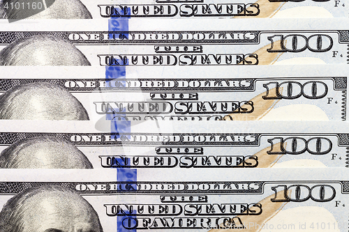 Image of American dollars, close-up