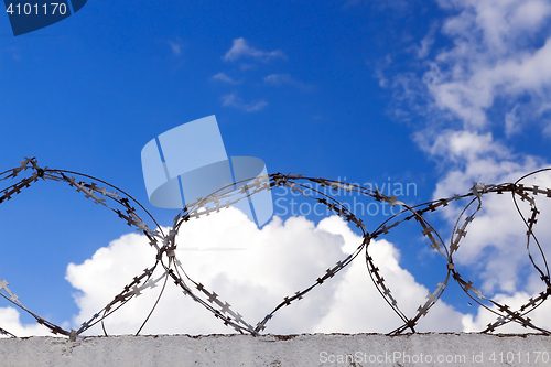 Image of old barbed wire