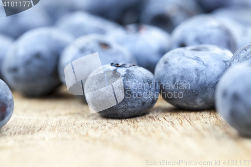 Image of ripe berries blueberry