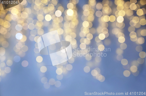 Image of blurred christmas holidays lights bokeh