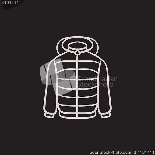 Image of Jacket sketch icon.