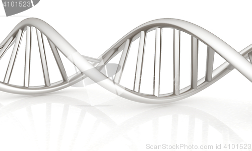 Image of DNA structure model. 3d illustration