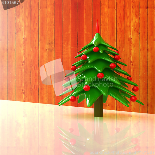 Image of Christmas background. 3d illustration