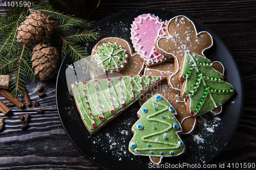 Image of New year homemade gingerbread