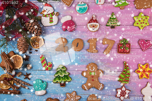 Image of Gingerbreads for new 2017 years