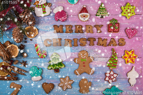 Image of Gingerbreads for new years and christmas