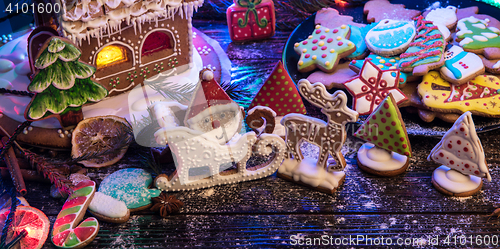 Image of Gingerbreads for new years and christmas