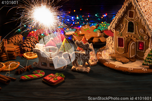 Image of Gingerbreads for new years and christmas