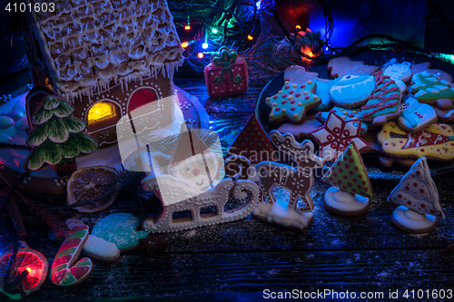 Image of Gingerbreads for new years and christmas