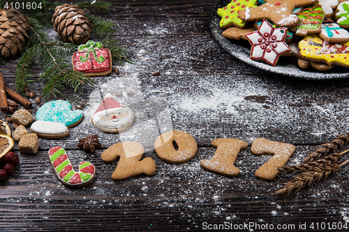 Image of Gingerbreads for new 2017 years