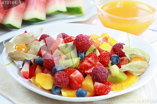 Image of Summer refreshment - fruit salad