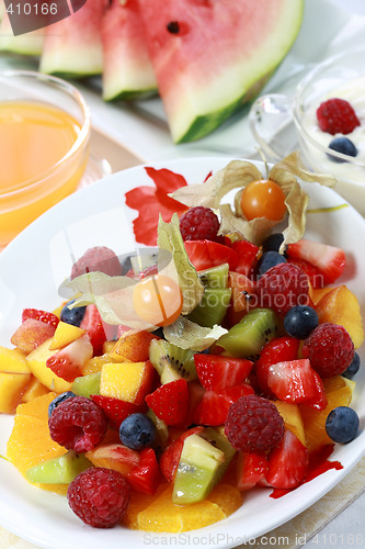 Image of Summer refreshment - fruit salad