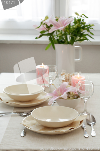 Image of Festive table setting