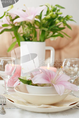 Image of Festive table setting