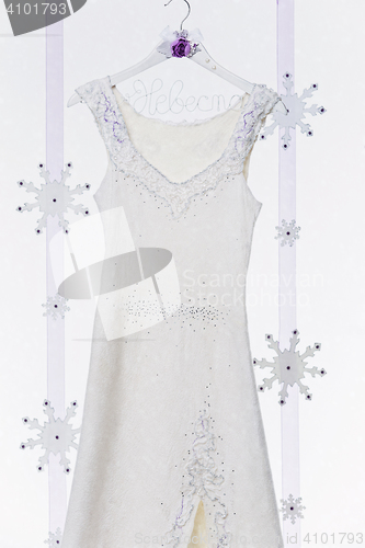 Image of Winter wedding dress