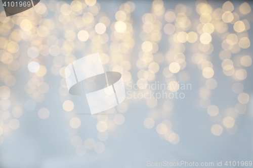 Image of blurred christmas holidays lights bokeh