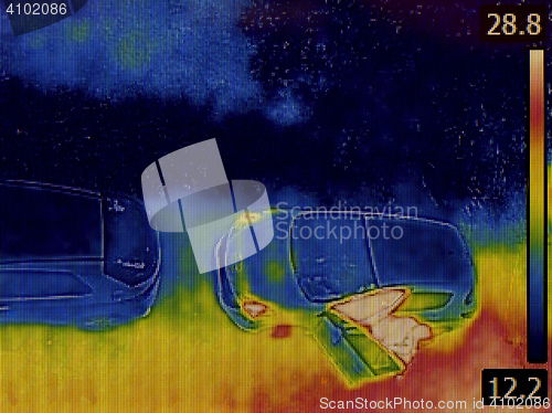 Image of Parking Infrared Image