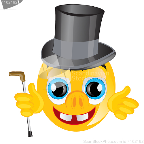 Image of Smile in cylinder