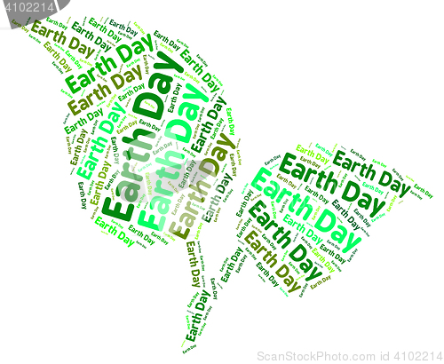 Image of Earth Day Represents Go Green And Eco-Friendly