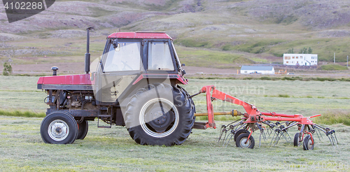 Image of Old tractor in Iceland