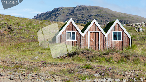 Image of Small toy elf house in Iceland