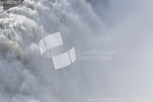 Image of Gullfoss waterfall - Iceland - Detail