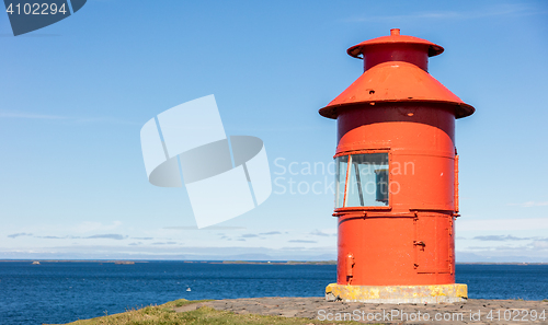 Image of Cute little red lighthouse