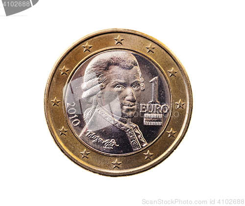 Image of coin worth one euro