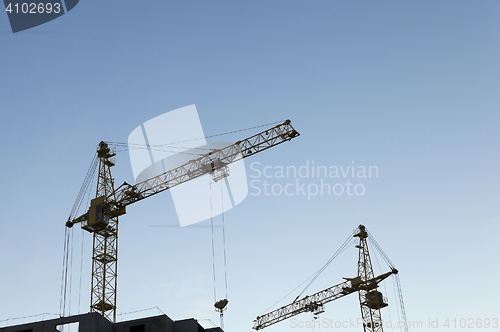 Image of construction of a new home