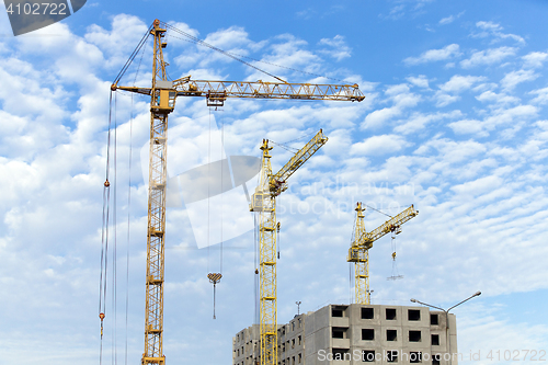 Image of construction of a new home