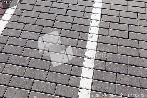 Image of road markings, close-up