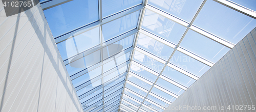 Image of modern building or pavilion glass roof