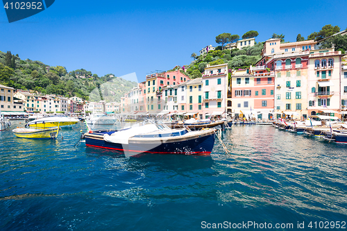 Image of Portofino, Italy - Summer 2016 - view from the sea