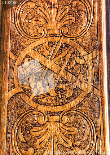 Image of Freemasonry door entrance detail