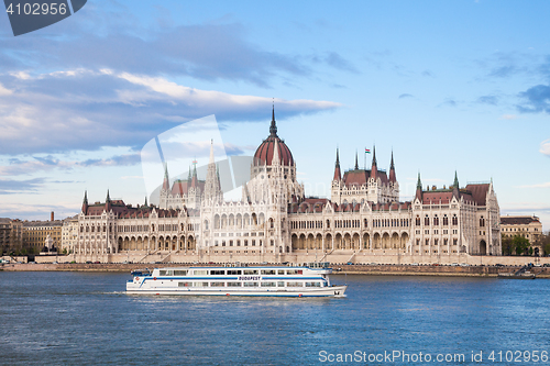 Image of Budapest parliament view