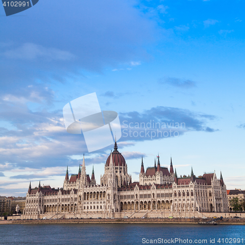 Image of Budapest parliament view