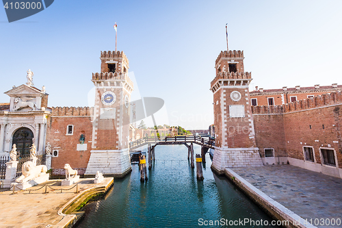 Image of Venice Arsenale entrance