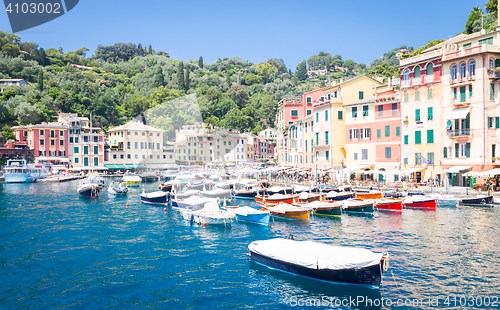 Image of Portofino, Italy - Summer 2016 - view from the sea