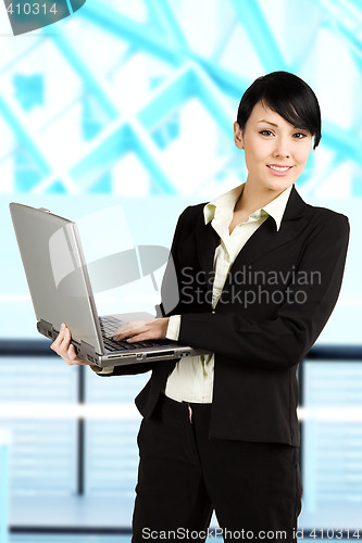 Image of Working businesswoman