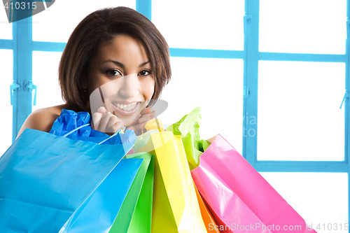 Image of Shopping woman