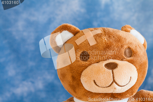 Image of Injured Teddy Bear