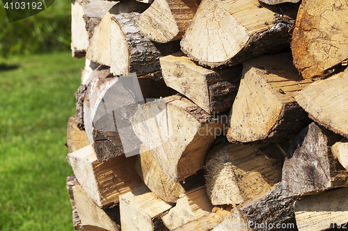 Image of logs for the stove