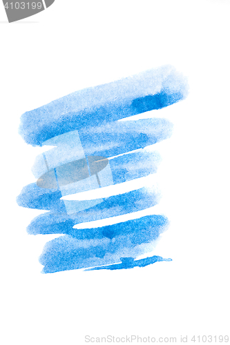 Image of paint on a white background