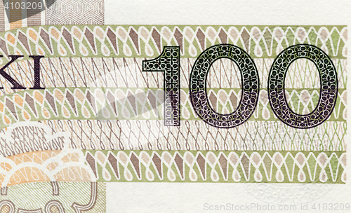 Image of Polish Zloty closeup