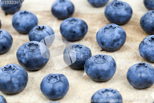 Image of mature blueberry berries