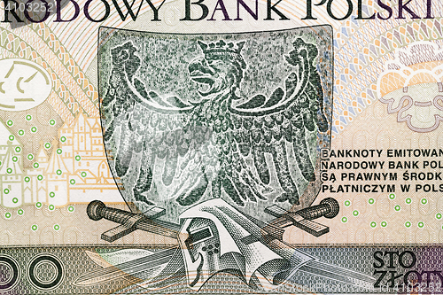 Image of Polish Zloty closeup