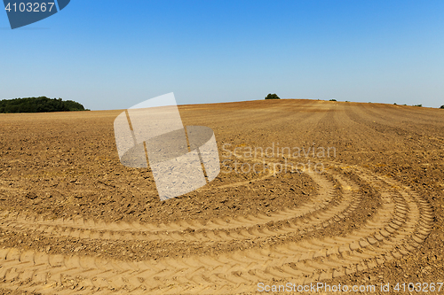 Image of plowed agricultural field