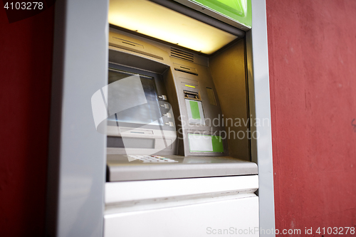 Image of atm bank cash machine