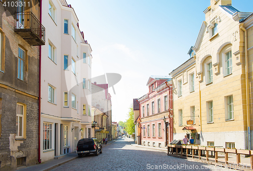 Image of european old city street