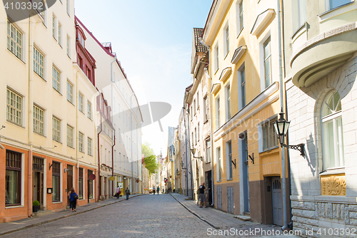 Image of european old city street